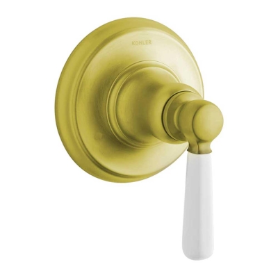 KOHLER - Kohler Transfer Valfi Ankastre Dış Kapak Bancroft Porselen Handle Altın Ük