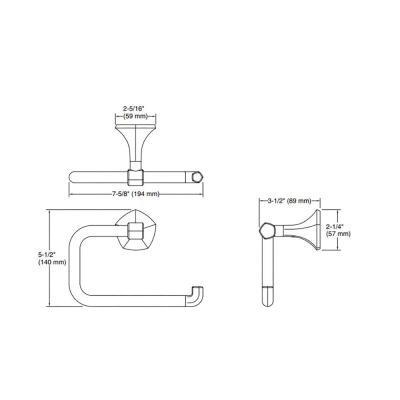 KOHLER - Kohler Yuvarlak Havluluk Occasion, Vibrant French Gold