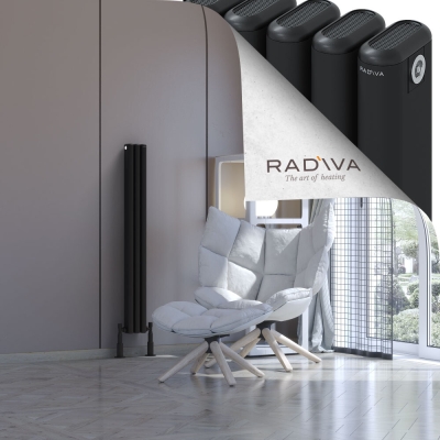 Radiva - Kotto Alüminyum Radyatör 1200x131 Siyah (1)