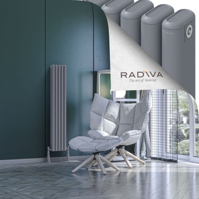 Radiva - Kotto Alüminyum Radyatör 1200x221 Gri (1)