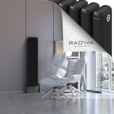 Radiva - Kotto Alüminyum Radyatör 1200x266 Siyah