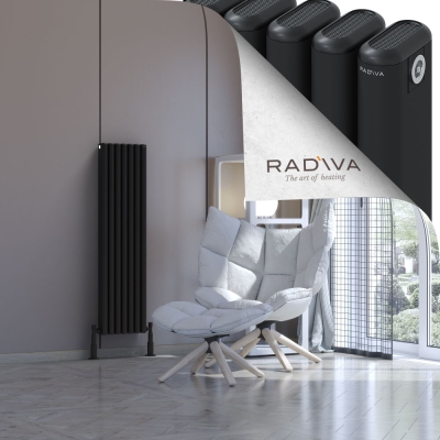 Radiva - Kotto Alüminyum Radyatör 1200x311 Siyah (1)