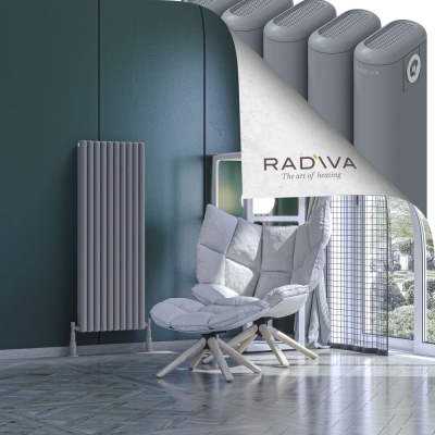 Radiva - Kotto Alüminyum Radyatör 1200x446 Gri (1)