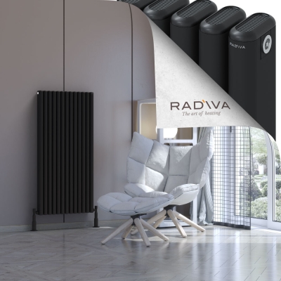 Radiva - Kotto Alüminyum Radyatör 1200x581 Siyah (1)