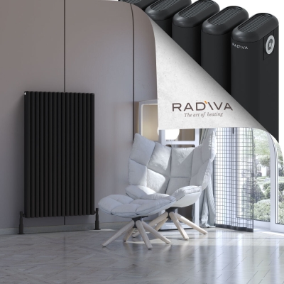 Radiva - Kotto Alüminyum Radyatör 1200x716 Siyah (1)