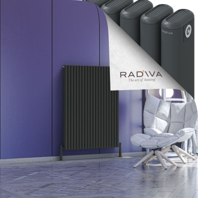 Radiva - Kotto Alüminyum Radyatör 1200x896 Koyu Antrasit