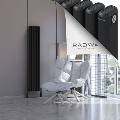 Radiva - Kotto Alüminyum Radyatör 1500x266 Siyah
