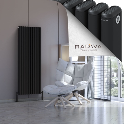 Radiva - Kotto Alüminyum Radyatör 1500x536 Siyah - 500