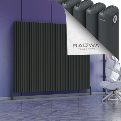 Radiva - Kotto Alüminyum Radyatör 1600x2021 Koyu Antrasit