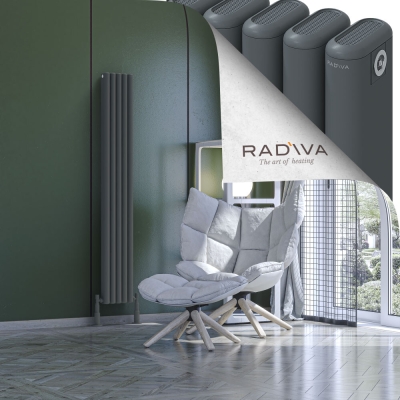 Radiva - Kotto Alüminyum Radyatör 1600x221 Antrasit (1)