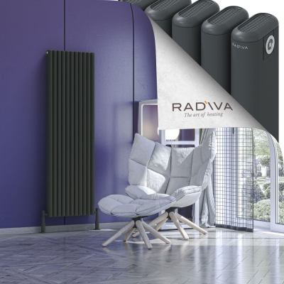 Radiva - Kotto Alüminyum Radyatör 1600x491 Koyu Antrasit