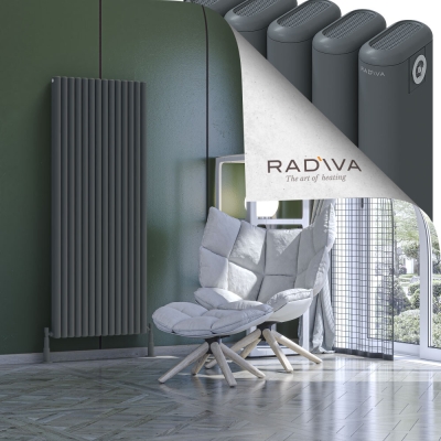Radiva - Kotto Alüminyum Radyatör 1600x626 Antrasit - 500