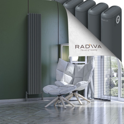 Radiva - Kotto Alüminyum Radyatör 1800x311 Antrasit - 500