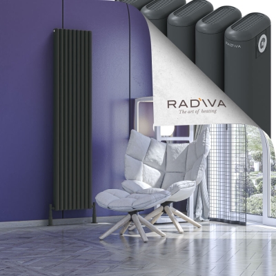 Radiva - Kotto Alüminyum Radyatör 1800x401 Koyu Antrasit - 500