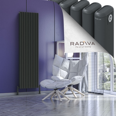 Radiva - Kotto Alüminyum Radyatör 1800x491 Koyu Antrasit