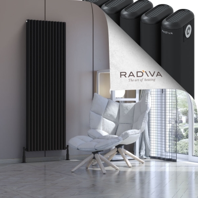 Radiva - Kotto Alüminyum Radyatör 1800x581 Siyah