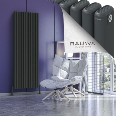 Radiva - Kotto Alüminyum Radyatör 1800x626 Koyu Antrasit
