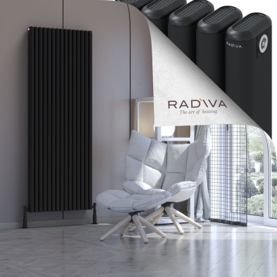 Radiva - Kotto Alüminyum Radyatör 1800x671 Siyah