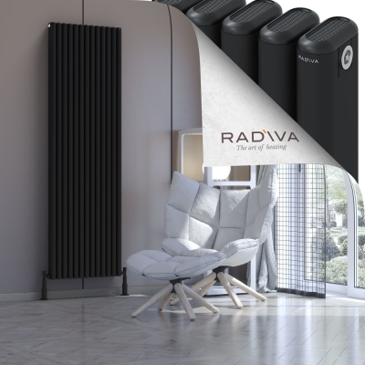 Radiva - Kotto Alüminyum Radyatör 1900x581 Siyah