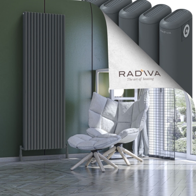 Radiva - Kotto Alüminyum Radyatör 1900x626 Antrasit (1)