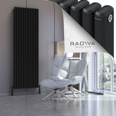Radiva - Kotto Alüminyum Radyatör 1900x626 Siyah (1)