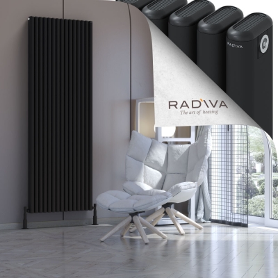Radiva - Kotto Alüminyum Radyatör 1900x671 Siyah