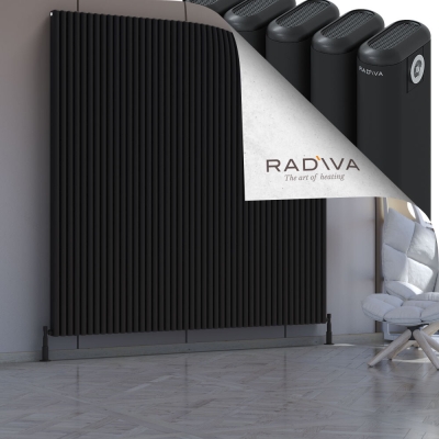 Radiva - Kotto Alüminyum Radyatör 2000x2021 Siyah