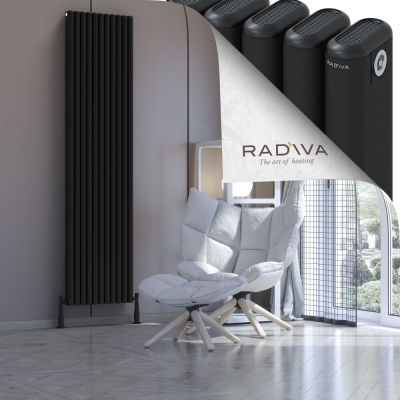 Radiva - Kotto Alüminyum Radyatör 2000x491 Siyah