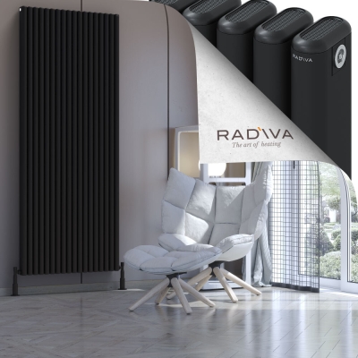 Radiva - Kotto Alüminyum Radyatör 2000x806 Siyah (1)
