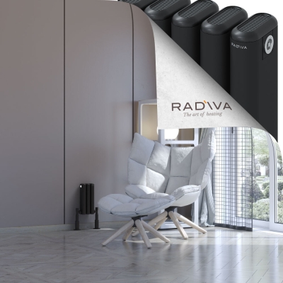 Radiva - Kotto Alüminyum Radyatör 300x131 Siyah