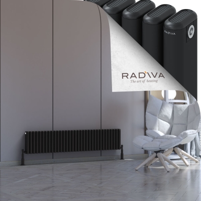 Radiva - Kotto Alüminyum Radyatör 300x1481 Siyah