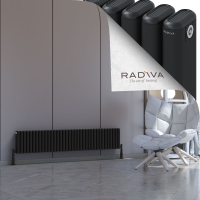 Radiva - Kotto Alüminyum Radyatör 300x1616 Siyah (1)