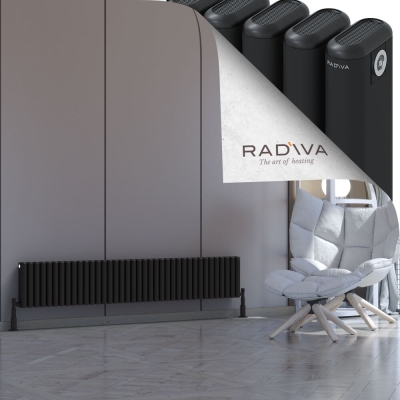 Radiva - Kotto Alüminyum Radyatör 300x1706 Siyah