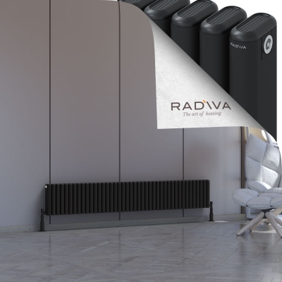 Radiva - Kotto Alüminyum Radyatör 300x1886 Siyah