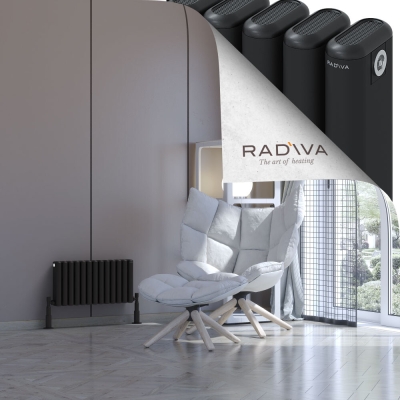Radiva - Kotto Alüminyum Radyatör 300x581 Siyah (1)
