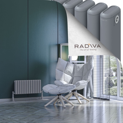 Radiva - Kotto Alüminyum Radyatör 300x626 Gri (1)