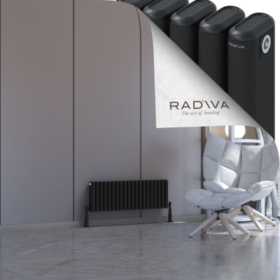 Radiva - Kotto Alüminyum Radyatör 300x896 Siyah (1)