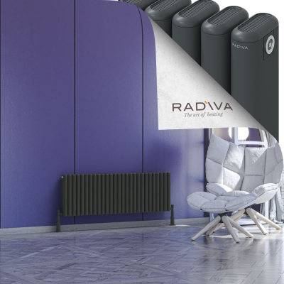 Radiva - Kotto Alüminyum Radyatör 400x1211 Koyu Antrasit (1)
