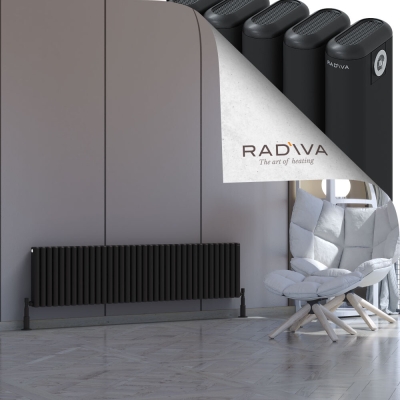 Radiva - Kotto Alüminyum Radyatör 400x1616 Siyah