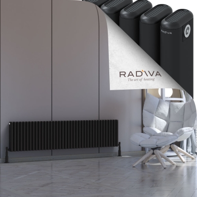 Radiva - Kotto Alüminyum Radyatör 400x1706 Siyah
