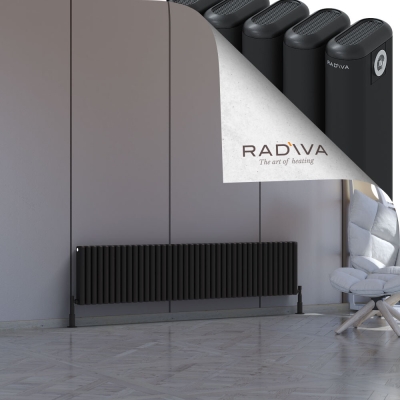 Radiva - Kotto Alüminyum Radyatör 400x1796 Siyah
