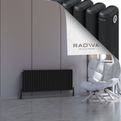 Radiva - Kotto Alüminyum Radyatör 500x1301 Siyah