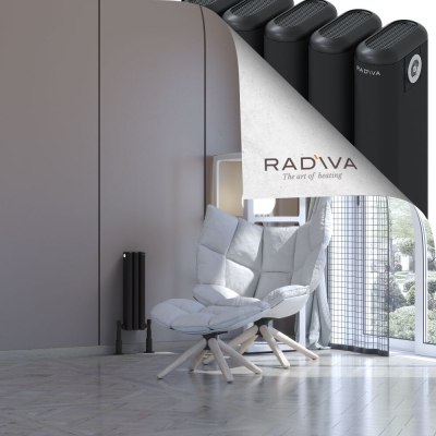Radiva - Kotto Alüminyum Radyatör 500x131 Siyah (1)