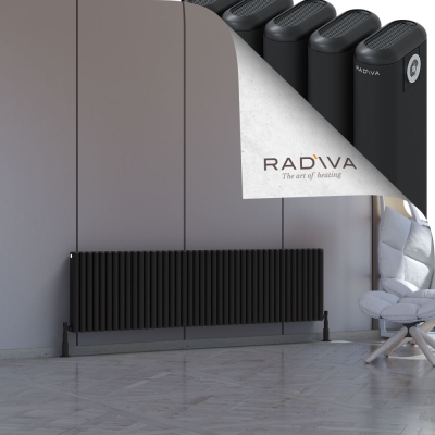 Radiva - Kotto Alüminyum Radyatör 500x1886 Siyah