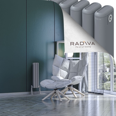 Radiva - Kotto Alüminyum Radyatör 600x131 Gri