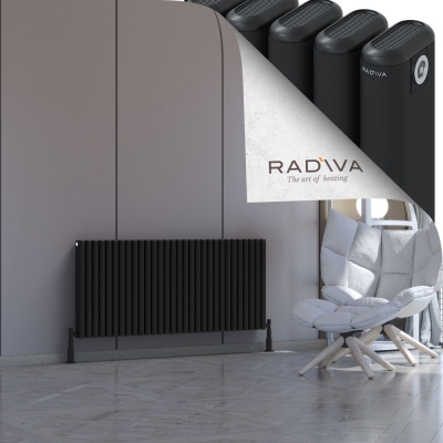 Radiva - Kotto Alüminyum Radyatör 600x1346 Siyah