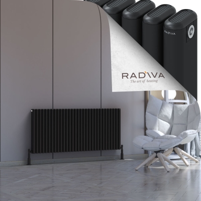 Radiva - Kotto Alüminyum Radyatör 600x1391 Siyah