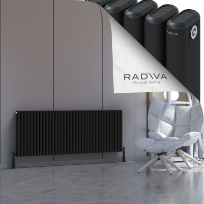 Radiva - Kotto Alüminyum Radyatör 600x1616 Siyah