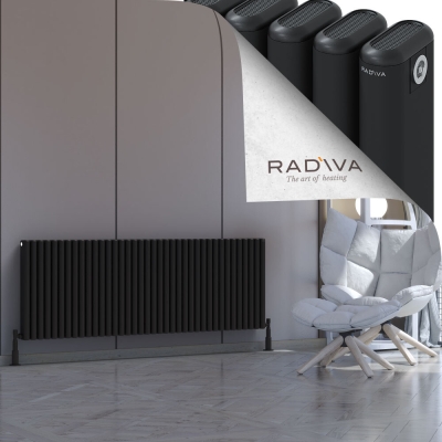 Radiva - Kotto Alüminyum Radyatör 600x1706 Siyah