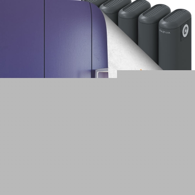 Radiva - Kotto Alüminyum Radyatör 600x266 Koyu Antrasit